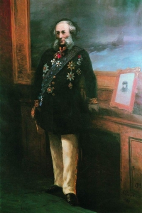 Автопортрет в мундире, Айвазовский 1892 год